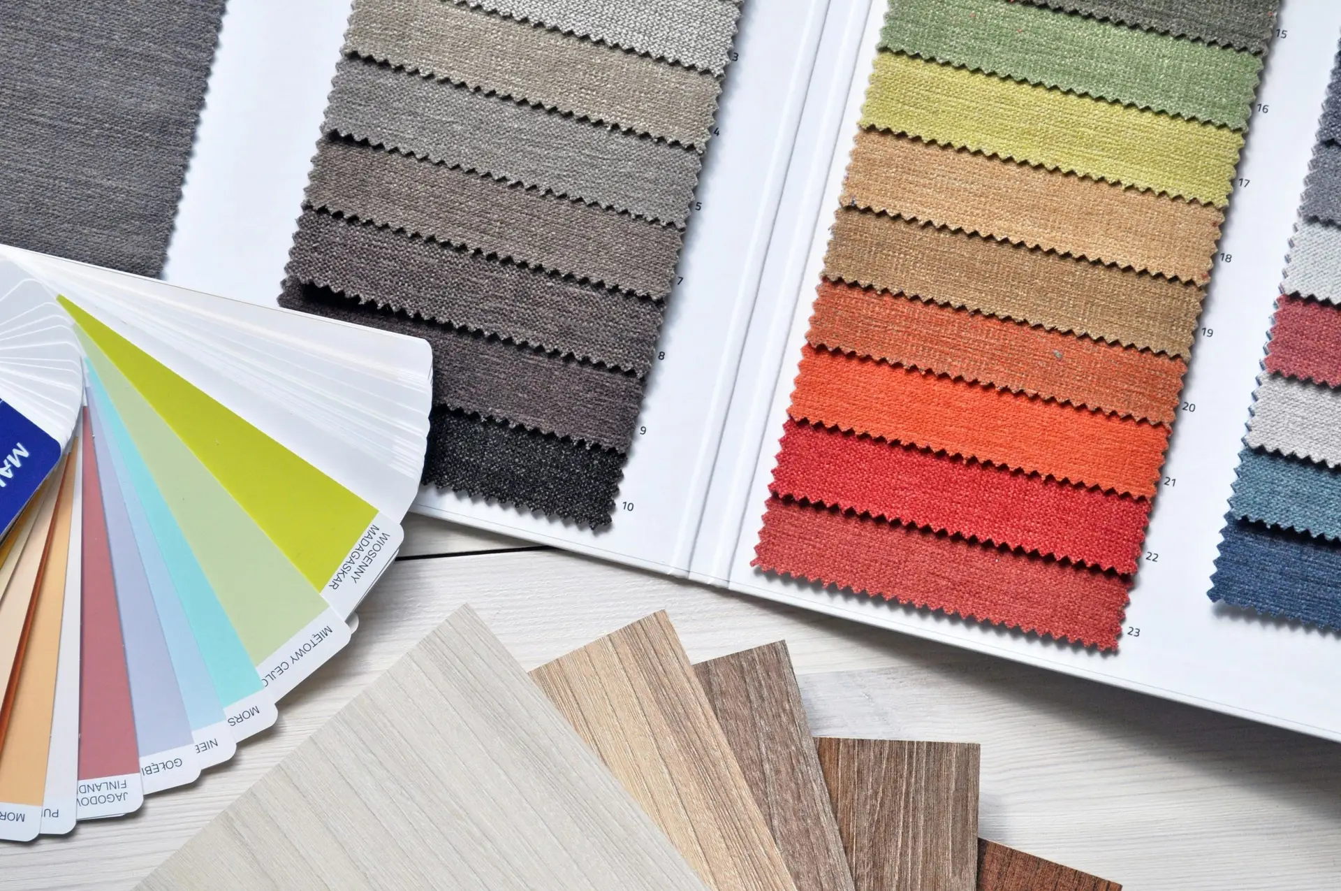 mesa muestrarios textiles